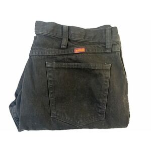 Rustler Jeans‎ Men's Size 40x32 Black Denim Straight Leg 100%Cotton 87619CB